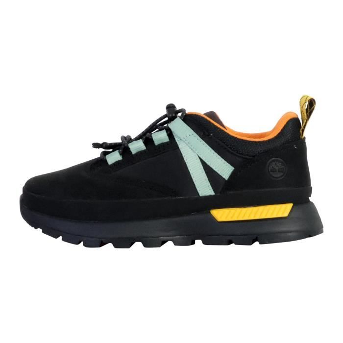 Basket Cuir Junior Timberland Euro Trekker - Noir - Enfant - Confort exceptionnel Basket Cuir Junior Timberland Euro Trekker - Noir - Enfant - Confort exceptionnel