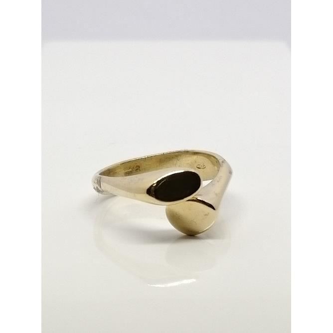 Bague Entrelacée En Argent 925 - Modèle Vintage, Occasion En Bon état