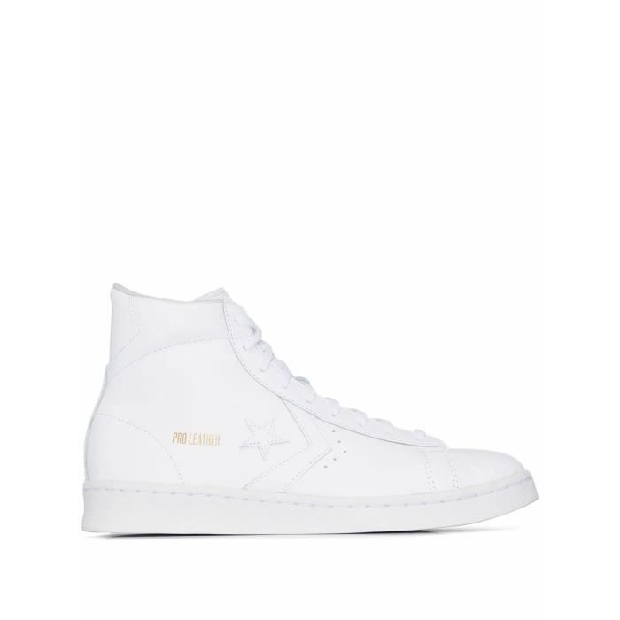 converse montante cuir homme