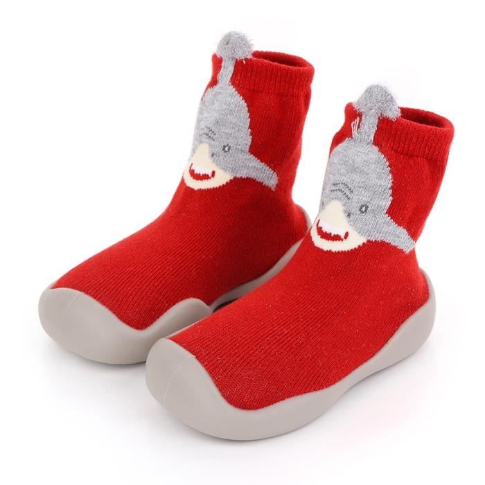 Chaussons Bébé Antidérapants - Semelle Souple - Dessins Animés - XQ&XG