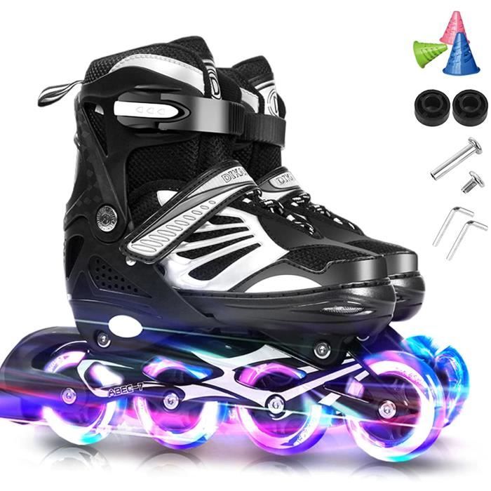 RUMOCOVO® Rollers en ligne pour Enfant avec Roues Lumineuses Rollers en Ligne Patins à Roues