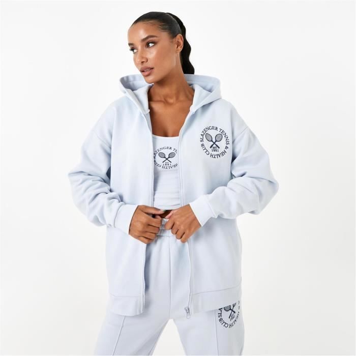 Slazenger Tennis Health Club Zip Sweat 