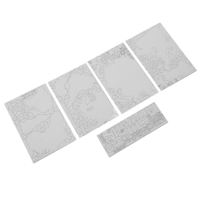 Autocollant Mural Carte Du Monde 3D Acrylique - Déco Chambre Auto-adhésive - Noir