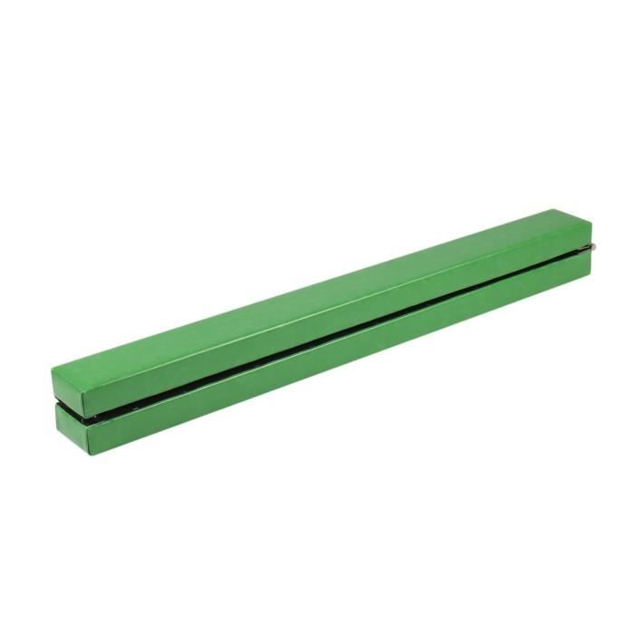 Poutre D'équilibre Pliable MAMOI® 200 Cm – Cuir Synthétique Antidérapant, Charge 180 Kg