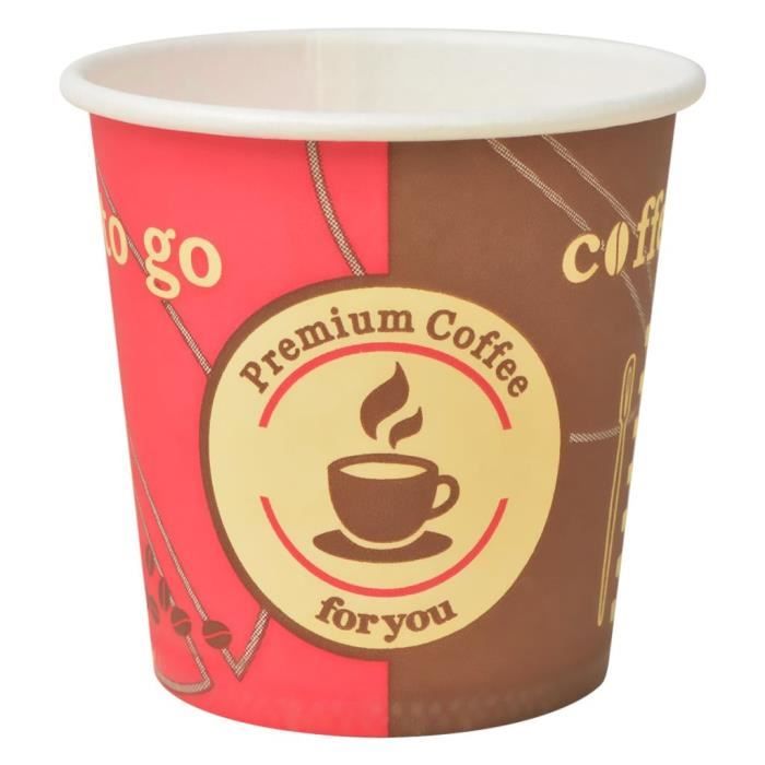 Gobelet à café jetable 1000 pcs Papier 120 ml (4 oz) - Cdiscount Maison