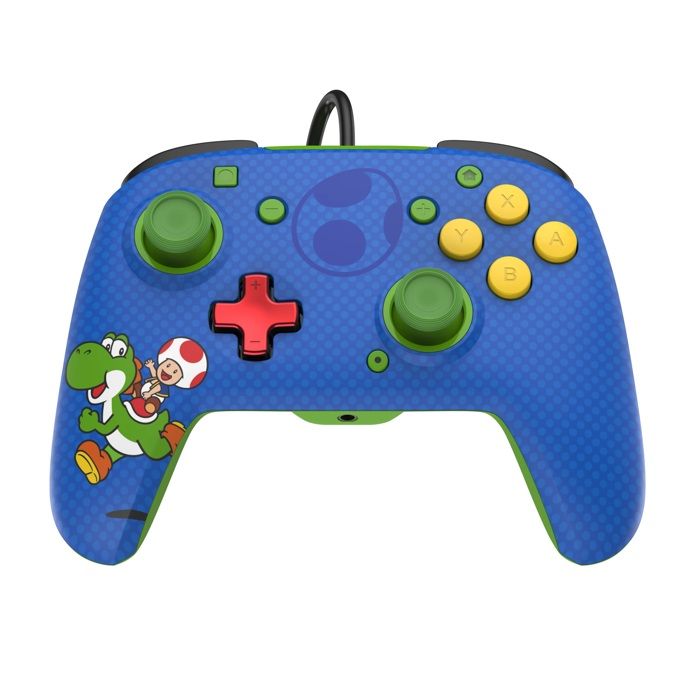 Manette filaire Pdp REMATCH Yoshi et Toad pour Nintendo SwitchNintendo Switch Modèle OLED - vue 4