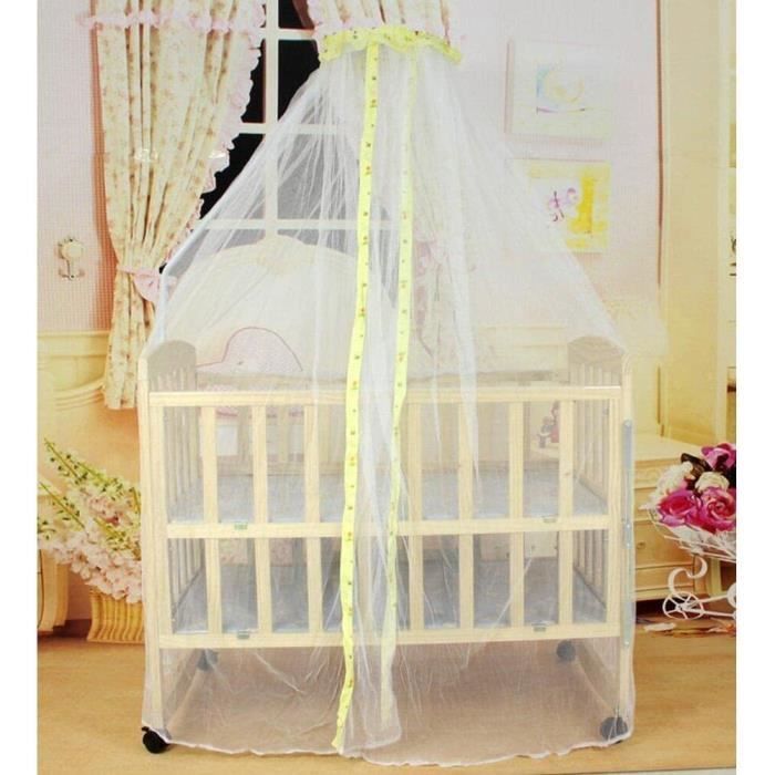 Moustiquaire De Lit Bébé Pliable - Protection Anti-Moustiques Transparente - Pour Berceau Et Voyage