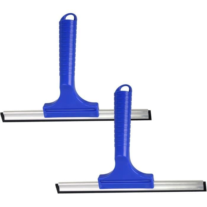 Winjun Lot de 2 raclettes en caoutchouc jaune de 14 cm de long pour vitres de voiture