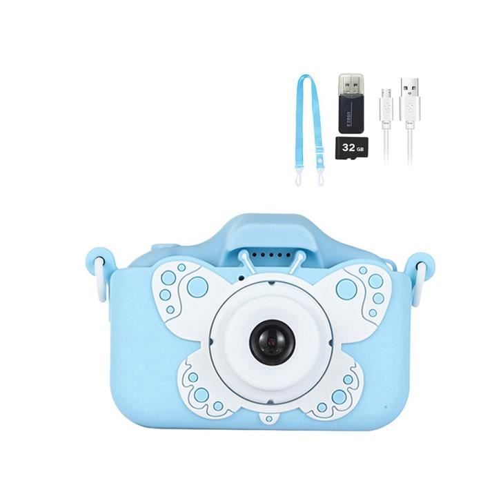 Jemora Appareil Photo 720P 20MP Pour Enfants – Écran IPS 2,0” Avec Double Objectif, Zoom 4X, Selfie, Jeux Intégrés – Choix De Couleurs