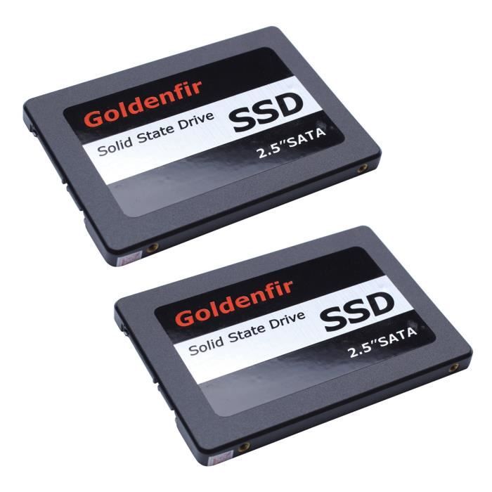 Goldenfir 2X Ssd 2.5 Pouces Disque Dur Disque Dur (256 Gb) - Cdiscount  Informatique