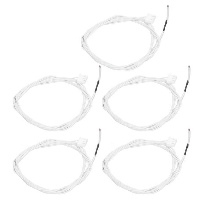 10 Pièces Thermistance MF52 Haute Précision 10K-B3435-L30 Avec Câble 30mm - Capteur Température Électronique