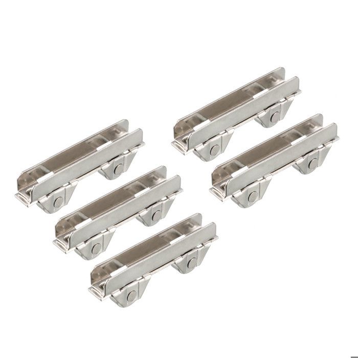 4 Roulettes Porte Coulissante Verre Fenêtre - Poulies Roues 20mm Laiton