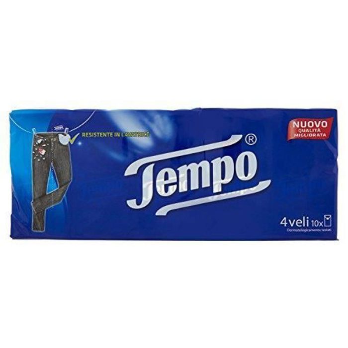 Mouchoirs Temps Classic - 4 Plis - Lot De 56 Paquets - Résistants Et Doux - Dermatologiquement Testés