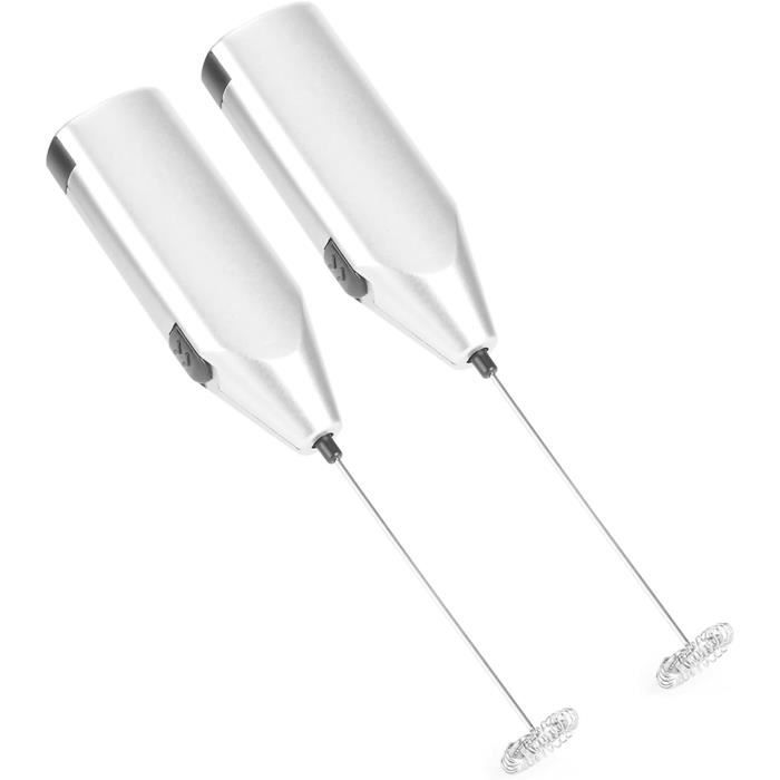 Mousseur à Lait électrique Rechargeable USB-C - Puissant, Silencieux, Pour Cappuccino, Latte, Matcha, Chocolat Chaud
