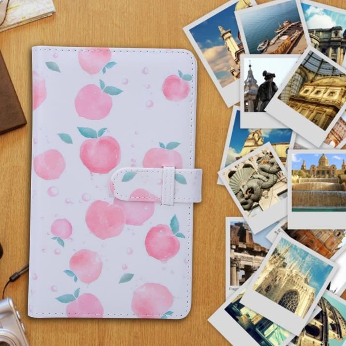 PU Leather Instant Photo Album - Holds 288 Photos, Compatible with Instax Square & Mini Films(black) main image 1