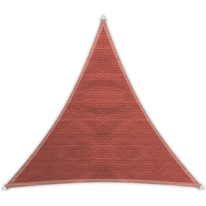 Windhager Voile d`ombrage SunSail Adria, Triangulaire 5 x 5 m (isocèle), Solaire, Protection UV, résistant aux
