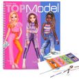 Album coloriage et création TOP Model modèle Create your TOPModel-1