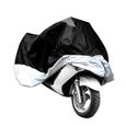 HOUSSE BACHE MOTO Couvre-Moto VTT grande Taille XXXL noir argente protection sportive modele -1