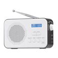 Radio mobile numérique DAB+ / FM 8 W avec fonctions bluetooth 5.0 et réveil DOR-215-1