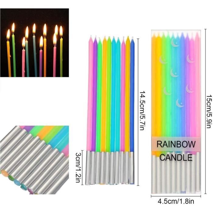 Bougies Noires Pour 12e Anniversaire, Décorations De Fête D'anniversaire Pour Garçons Et Filles, Bougie 3D En Forme De Chiffre 12 Pour Gâteau, Noires Décoration De Gâteau Pour Fête D'anniversaire