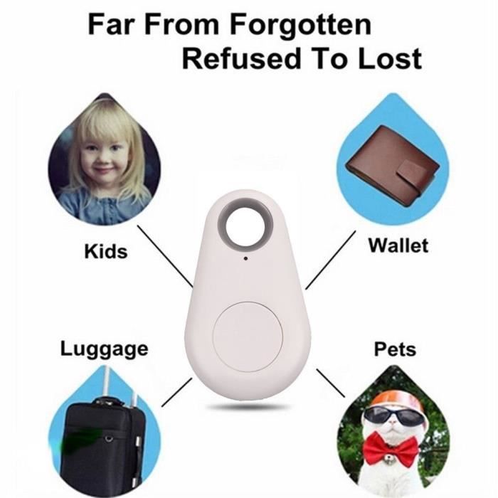 Tracker Objets Perdus Clés Sac Localisateurs Bluetooth VeVaad Lot De 4 - Portée 10m - Pour Clés, Sacs, Valises - Compatible IOS/Android Localisateur Bluetooth