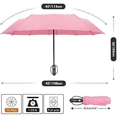 Mini Parapluie Pliant Avec Capsule Manuel Compact RéSistant Au Vent Parapluie Parapluie Ultra