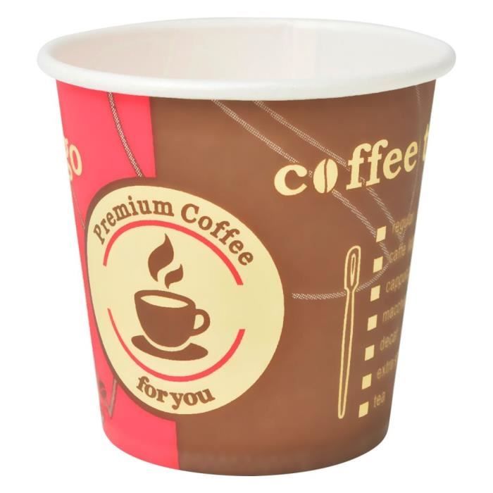 Gobelet à café jetable 1000 pcs Papier 120 ml (4 oz) - Cdiscount