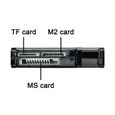 Lecteur de cartes pour PC ASUS Chromebook USB SD TF M2 MS 4 en 1 Adaptateur-2