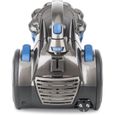 H.Koenig STC68 Aspirateur sans sac Multicyclonique traineau Compact+ Spécial Animaux bleu, Classe énergétique AAA, filtre HEPA-2