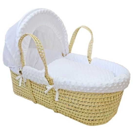 Ensemble Couffin En Osier Fait Main Naturel Et Pied De Couffin A Bascul Cdiscount Puericulture Eveil Bebe