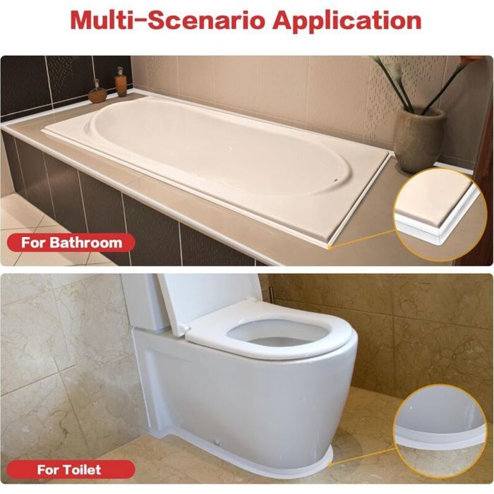 Joint Salle de Bain, Joint d'Étanchéité Autocollant, Bande Calfeutrage — free download