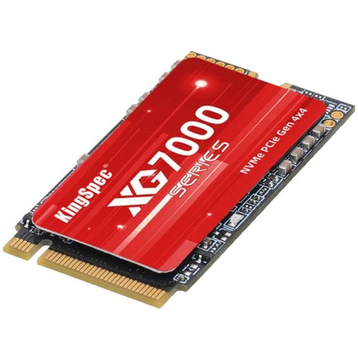 Disque SSD Interne - KingSpec - XG 7000 Series - 2To - M.2 2242 PCIe Gen4 x  4 NVME 1.4, Jusqu'a 7000 Mo-s en Lecture - Cdiscount Informatique