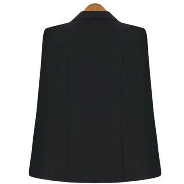 Nouvelle veste de manteau manteau de grande taille Profession raffine et elegant Blazer femme Mode automne hiver Blazer Noir Cdiscount Pret a Porter