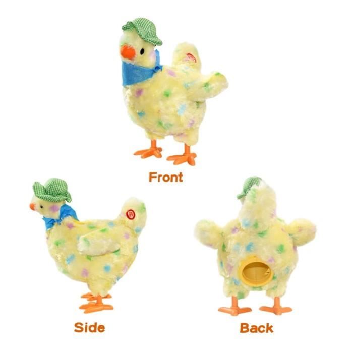 Jouet De Poulet à Remonter - Maman Poule + 3 Poussins - Mécanique - ABS 7,8 Cm - Pas De Piles - Pâques, Anniversaire - Pour Enfants