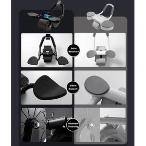 Roue Abdominale à Rebond Automatique Avec Coussinet (noir) - Abdo Trainer
