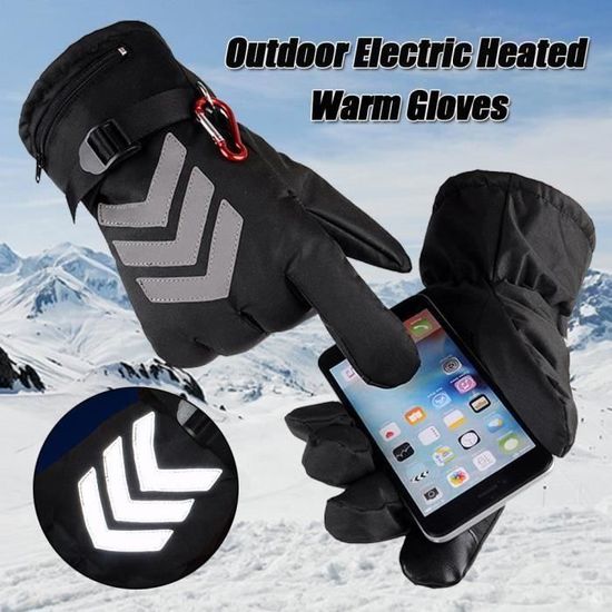 Gants Hiver chaud écran tactile pour homme femme thermiques en suede  doublure polaire anti-glisse pour Vélo Randonnée Camping(Gris) - Cdiscount  Prêt-à-Porter