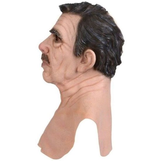 Kjfun Masque Realiste Latex Vieillard Halloween Humain Rides Masque Visage Masques Homme Disgu Cosplay Costume Masquerade Party 674 Cdiscount Maison