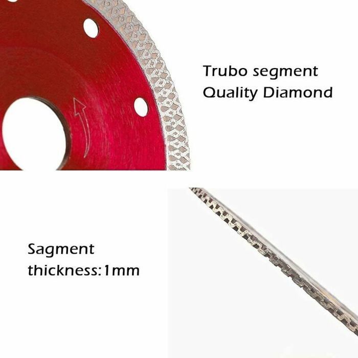 2 Lames De Scie Diamant Turbo 115 Mm – Coupe Céramique, Granit, Carrelage Comme Un Chef