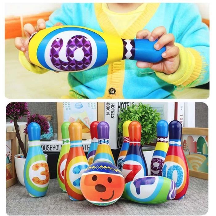 Jeu de 10 quilles et 2 balles - Jeux et jouets LGRI - Avenue des Jeux