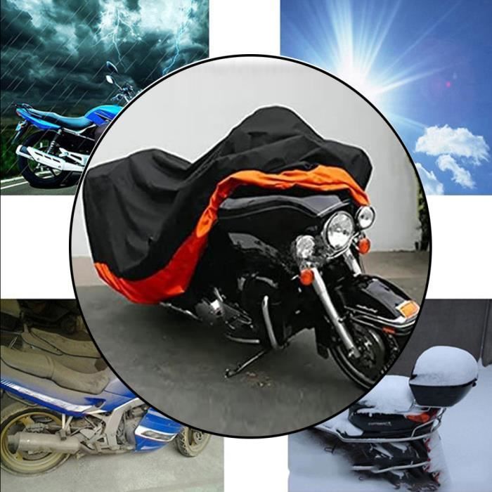 Housse De Protection Moto Imperméable Taille XXXXL (295x110x140cm) Pour Harley Davidson Iron 883 2020-2022