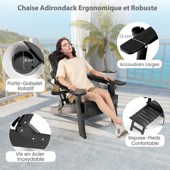 Repose-Pieds Pour Chaise De Camping - Repose-Pieds Portable Pliable