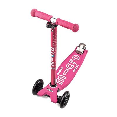 Trottinette Maxi Micro Kick 3 Roues – Rose/Noir Avec T-Bar – Bon état