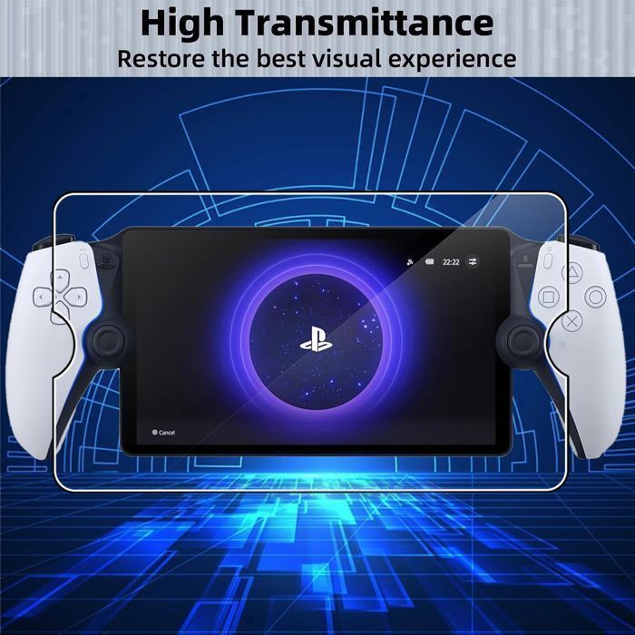 FDHYFGDY Pour Sony PS5 Playstation Portal Verre Trempé Membrane,(2 Pièces) 9H Du