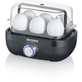 Cuit-œufs SEVERIN EK3166 - 420 W - Noir - Pour 1 à 6 œufs-0