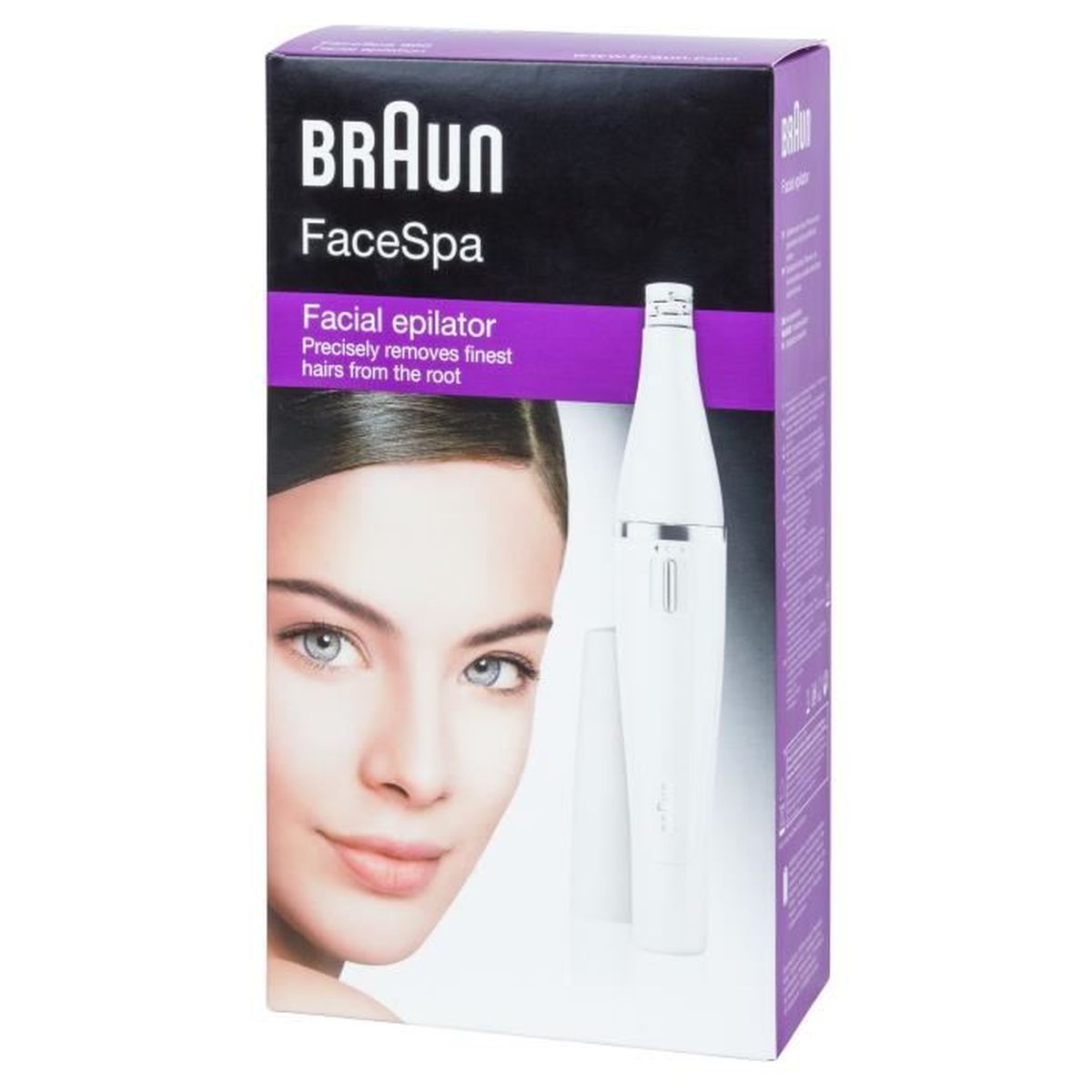Braun FaceSpa 800 Épilateur Visage pour Épilation avec Pile