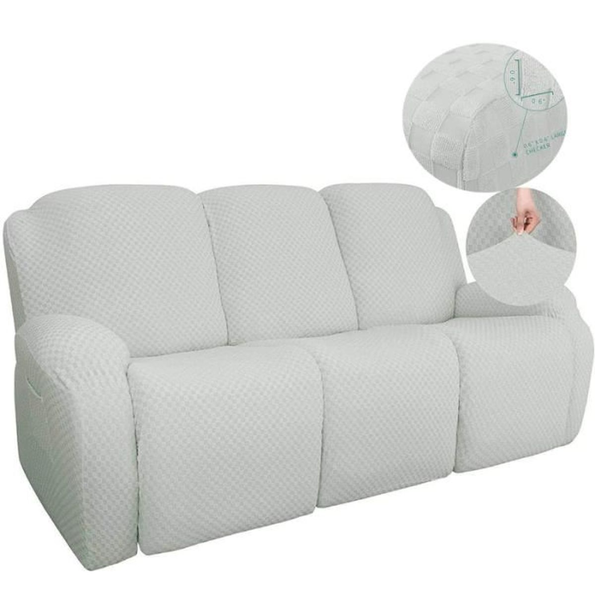 Canapé Relax Sofa Housse, 3 Place Fauteuil Relax Housse De Canapé Les