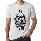 ULTRABASIC Homme Tee-Shirt Le Pécheur Originel Depuis 1970 – The Original Sinner Since 1970 – 53 Ans T-Shirt Cadeau 53e Anniversaire Vintage