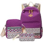 SaiDeng Sac a dos College Scolaire Toile Sac à dos Cartable Collège Lycée Voyages Sac d école Sac Ecole Ado Fille Sac à Main Port...