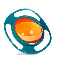 Lot de 1 bols magiques rotatifs à 360 degrés, anti-fuite, avec couvercle, 360 °, anti-déversement, conçus pour les enfants.