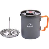 WIDESEA Cafetière de camping 750ML avec cafetière à piston Camping Coffee Pot